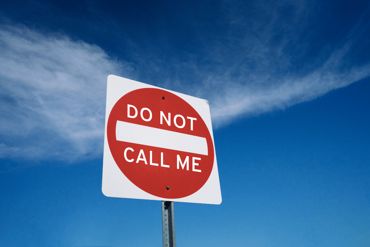 Cold Calling rejection