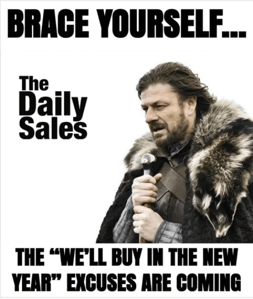 the daily sales 2 memes