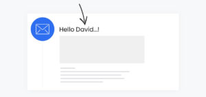Personalize your emails