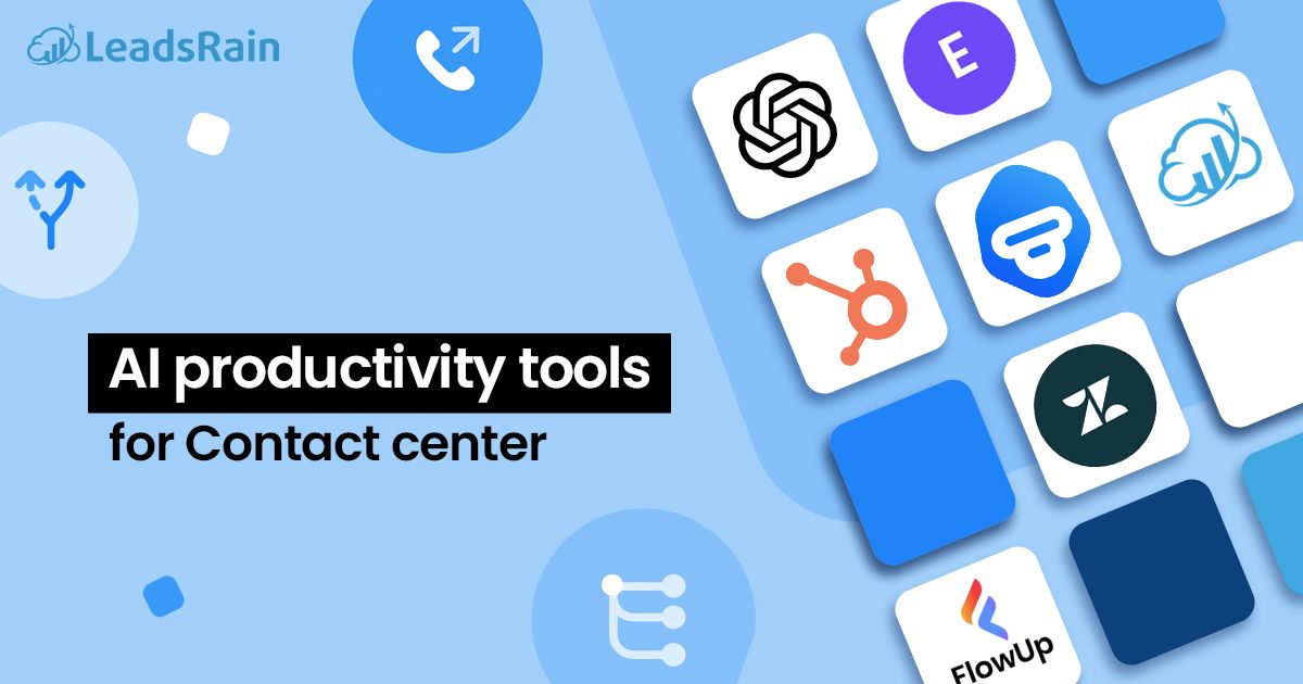 Ai productivity tools for contact center