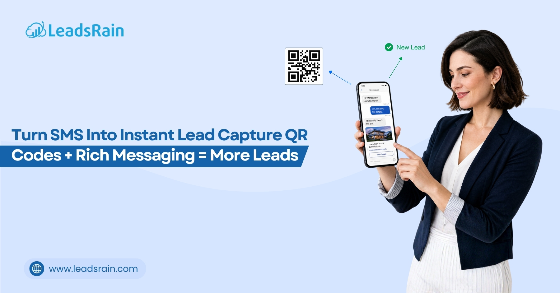How Can QR Codes in Text Messages Turn Rich Messaging Into an Instant Lead Capture Tool