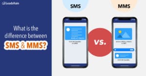 What is the difference between SMS and MMS