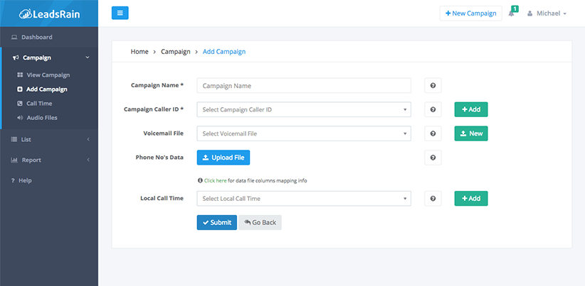 Ringless Voicemail Drops | Straight to voicemail - LeadsRain